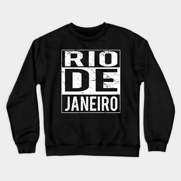 Rio De Janeiro Brazil Crewneck Sweatshirt by Flippin' Sweet Gear